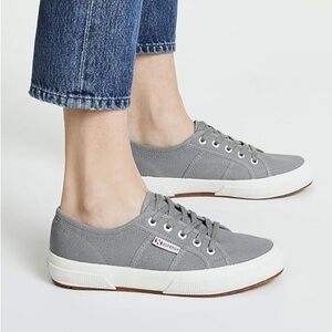 Superga Women's Cotu Classic Gray Canvas Sneakers
